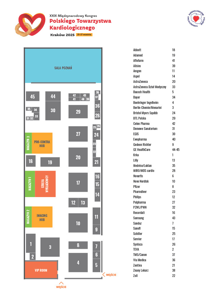 plan wystawy Kongres 2025